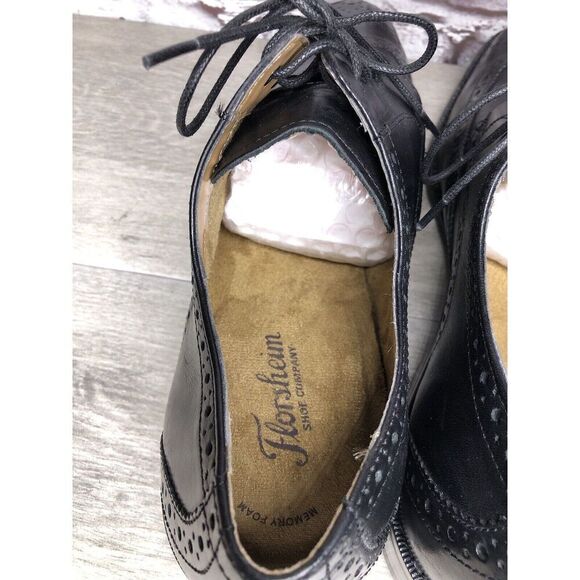 Florsheim Black Leather Wingtip Lace Up Dress Shoes Men Sz 12D US/45EU main image 13